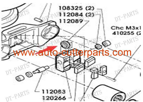 For Vector 7000 VT7000 Spare Parts 112089 Rear Roller D=13 thickness=1,7 2.4X7