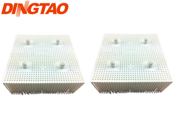 Για GT5250 S5200 Τμήματα κοπτήρα Bristle 1.6' Poly - Round Foot - White 92910002